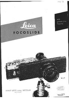 Leica Copying manual. Camera Instructions.